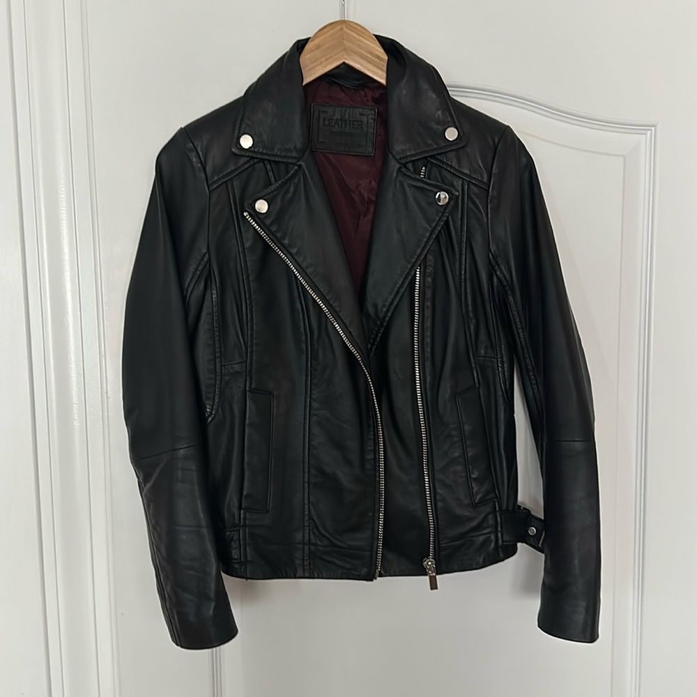 Leather jacket